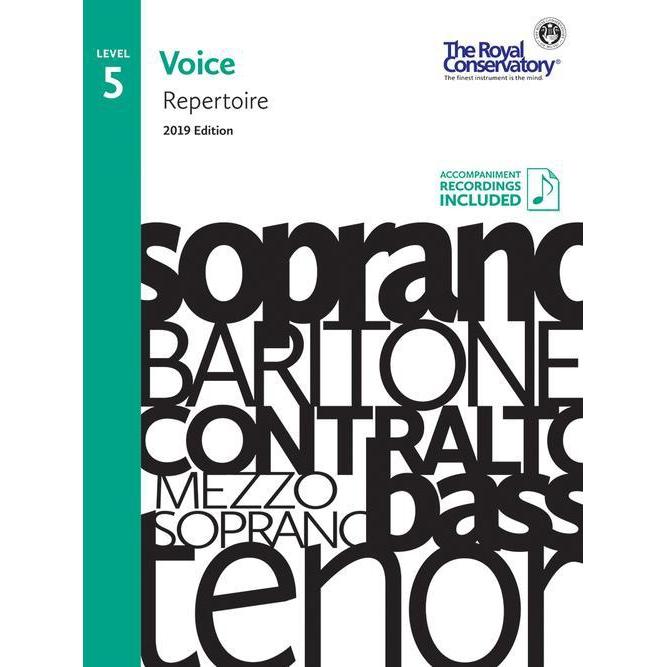 Royal Conservatory Voice Repertoire Book Level 5 with Online Access 2019 Edition-Music World Academy