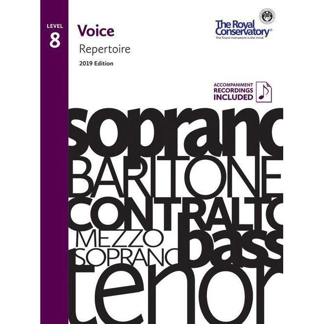 Royal Conservatory Voice Repertoire Book Level 8 with Online Access 2019 Edition-Music World Academy