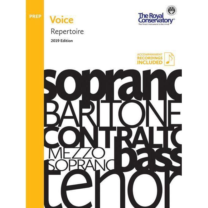 Royal Conservatory Voice Repertoire Book Preparatory Level with Online Access 2019 Edition-Music World Academy