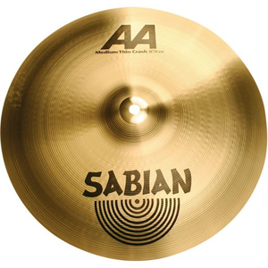 Sabian 21607B AA 16" Medium Thin Crash Brilliant-Music World Academy