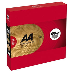 Sabian 25005-NB AA Medium Performance Set with 14" Hi-Hats, 16" Crash, 20" Ride (Discontinued)-Music World Academy