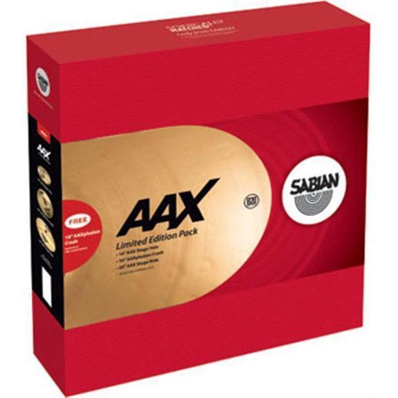 Sabian 25005XXP AAX Cymbal Set 14" Hi Hats, 16" Crash, 18" Crash, 20" Ride (Discontinued)-Music World Academy