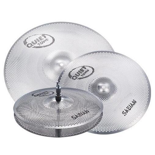 Sabian QTPC503 Quiet Tone Practice Cymbal Pack with 14"HH/16"/20"-Music World Academy