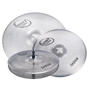 Sabian QTPC503 Quiet Tone Practice Cymbal Pack with 14"HH/16"/20"-Music World Academy