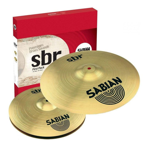 Sabian SBR5001 SBR First Cymbal Set with 13" Hi-Hats, 16" Crash-Music World Academy