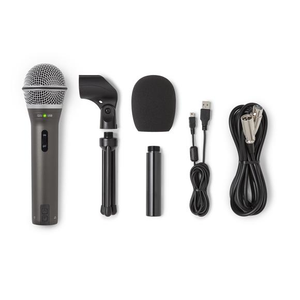 Samson Q2U USB/XLR Handheld Dynamic Microphone with Accessories-Music World Academy