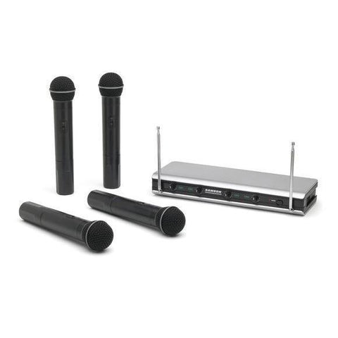 Samson SWS412HH-E Stage 412 Quad-Channel Wireless System VHF-Music World Academy