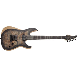 Schecter 1500-SHC Reaper-6 Electric Guitar-Charcoal Burst-Music World Academy