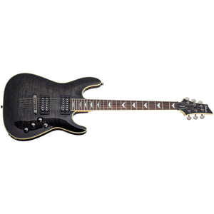 Schecter 2025-SHC Omen Extreme-6 Electric Guitar-See Through Black-Music World Academy