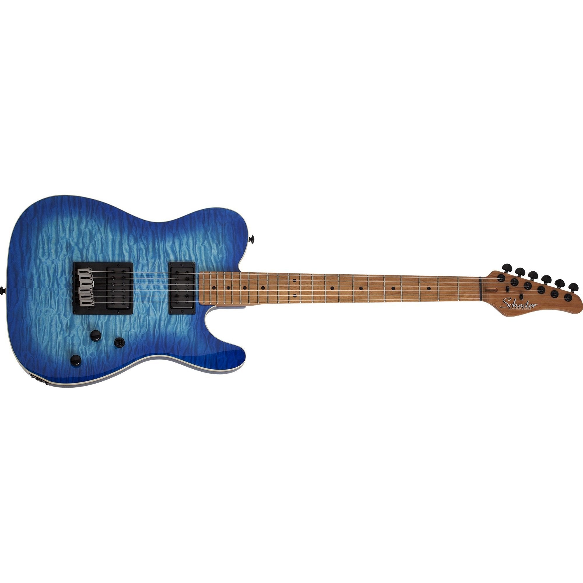 Schecter 864-SHC PT Pro Electric Guitar-Trans Blue Burst-Music World Academy