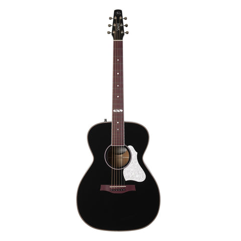 Seagull Artist Series Acoustic/Electric Guitar with TRIC Case-Limited Tuxedo Black-Music World Academy