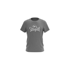 Seagull Logo T-Shirt Large-Grey-Music World Academy
