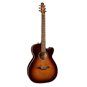 Seagull Performer Concert Hall Acoustic/Electric Guitar-Burnt Umber wih Gig Bag & Quantum I Pickup (Discontinued)-Music World Academy