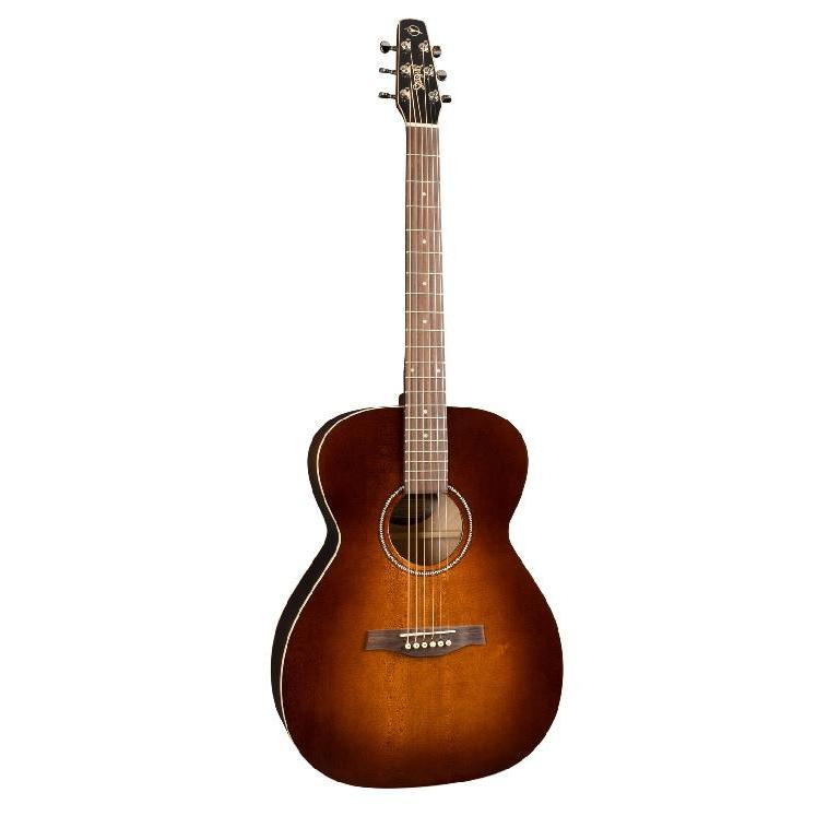 Seagull S6 Original Slim Concert Hall Acoustic/Electric Guitar-Burnt Umber with Fishman Pickup (Discontinued)-Music World Academy