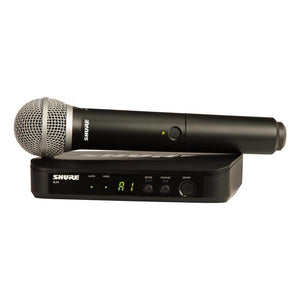 Shure BLX24/PG58-H10 BLX Wireless Handheld System with PG58 Microphone-Music World Academy