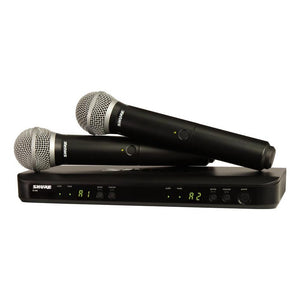 Shure BLX288/PG58-H9 Dual Diversity Wireless Combo System-Music World Academy