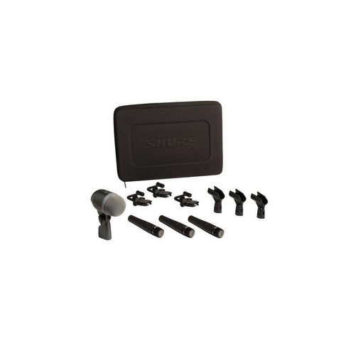 Shure DMK57-52 4-Piece Drum Microphone Kit-Music World Academy