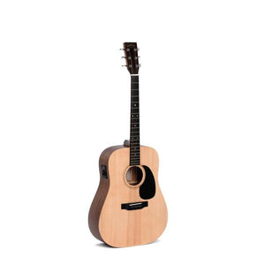 Sigma DME+ Dreadnought Acoustic/Electric Guitar-Natural-Music World Academy