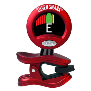 Snark SIL-RED Silver 2.0 Clip-On Chromatic Tuner-Red Silver-Music World Academy