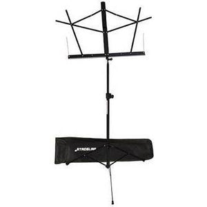 Stageline MS2BKB Music Stand with Bag-Black-Music World Academy