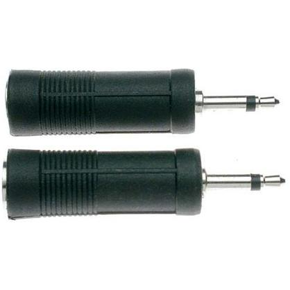 Stagg AC-PFJMH Adapter 1/4" Female Jack to 1/8" Male Mini Mono Plug-Pair-Music World Academy