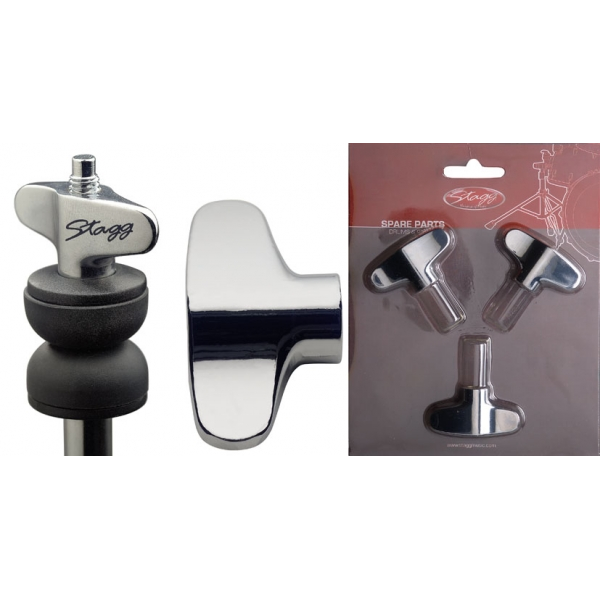Stagg CYWN8 Wing Nut 8mm 3-Pack-Music World Academy