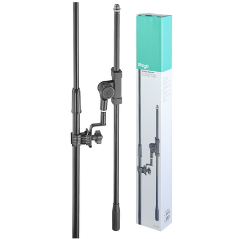 Stagg SCL-MIBS Telescopic Microphone Boom Arm with Clamp-Music World Academy