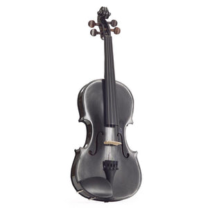 Stentor ST1401-BK Harlequin Violin Outfit 4/4 Size with Case & Bow-Black-Music World Academy