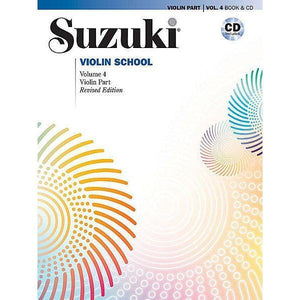 Suzuki 30725 Violin School Book Volume 4 with CD-Music World Academy