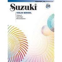 Suzuki 48722 Violin School Book Volume 1 with CD-Music World Academy