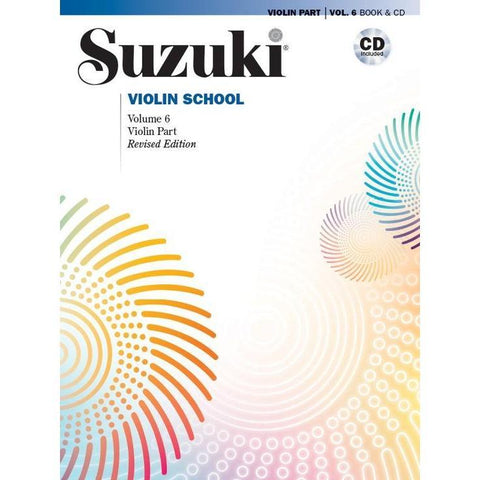 Suzuki Violin School Book Volume 6 with CD-Music World Academy
