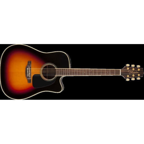 Takamine GD51CE-BSB G-Series Solid Spruce Top Acoustic/Electric Guitar-Brown Sunburst-Music World Academy