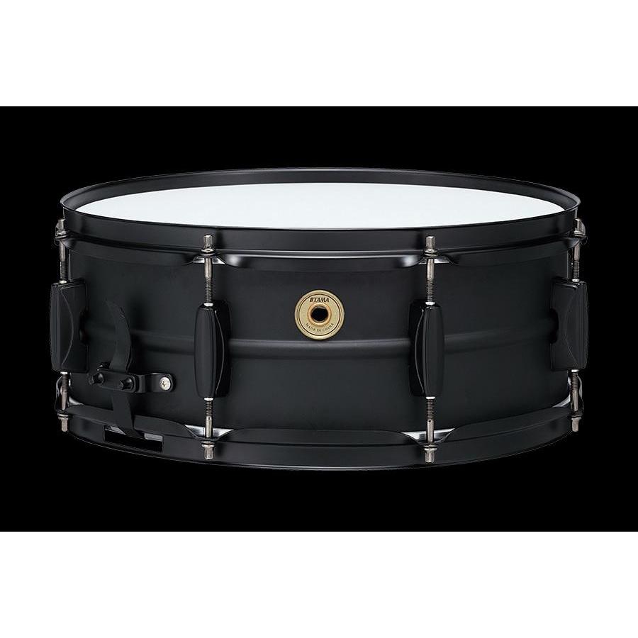 Tama BST1455BK Metal Works Snare Drum 14"x5.5" Matte Black-Music World Academy