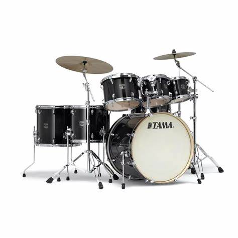 Tama CL72S-TPB Superstar Classic 7-Piece Maple Shell Pack-Transparent Black Burst-Music World Academy