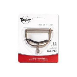 Taylor 12-String Acoustic/Classical Guitar Capo-Bright Nickel-Music World Academy