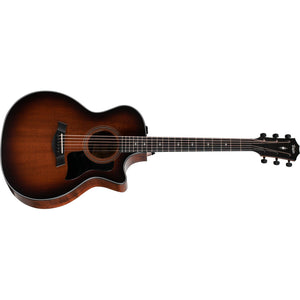 Taylor 324ce 300 Series Grand Auditorium Acoustic/Electric Guitar with V-Class Bracing, ES2 Pickup & Hardshell Case-Music World Academy