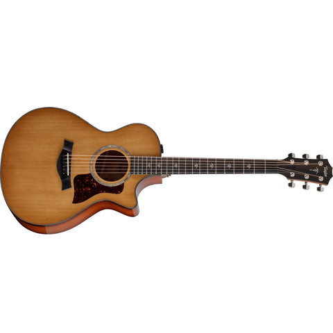 Taylor 512ce Urban Ironbark Grand Concert Acoustic/Electric Guitar with V-Class Bracing, ES2 Pickup & Hardshell Case-Music World Academy