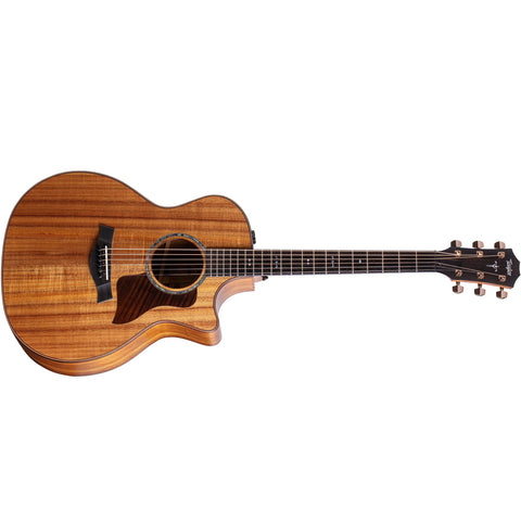 Taylor 724CE Koa Grand Auditorium Acoustic/Electric Guitar with V-Class Bracing, ES2 Pickup and Hardshell Case-Music World Academy