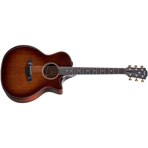 Taylor Builder's Edition 324CE Grand Auditorium Acoustic/Electric Guitar with V-Class Bracing, ES2 Pickup & Hardshell Case-Music World Academy