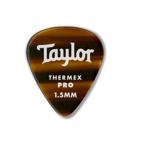 Taylor Premium Thermex Pro Guitar Picks 6-Pack 1.5mm-Tortoise Shell-Music World Academy