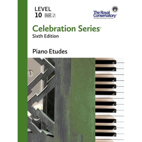 The Royal Conservatory Celebration Series Piano Etudes Level 10 Sixth Edition with Online Recordings-Music World Academy