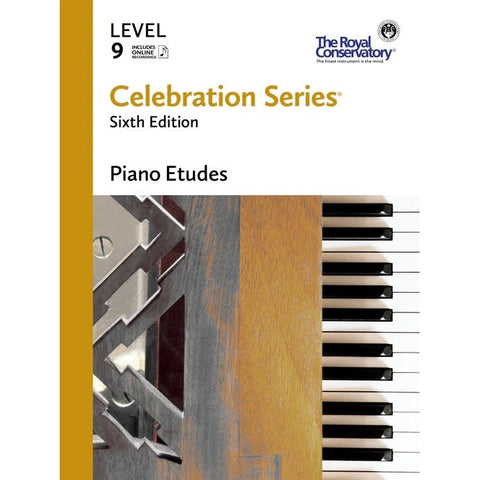 The Royal Conservatory Celebration Series Piano Etudes Level 9 Sixth Edition with Online Recordings-Music World Academy