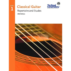 The Royal Conservatory Classical Guitar Repertoire and Etudes Level 1 2018 Edition-Music World Academy