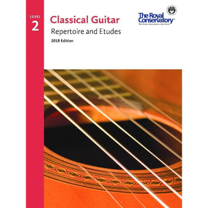 The Royal Conservatory Classical Guitar Repertoire and Etudes Level 2 2018 Edition-Music World Academy