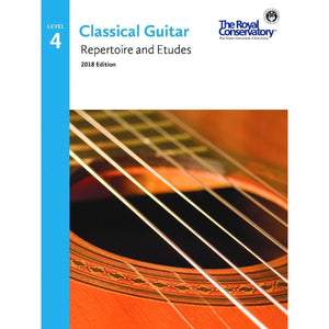 The Royal Conservatory Classical Guitar Repertoire and Etudes Level 4 2018 Edition-Music World Academy