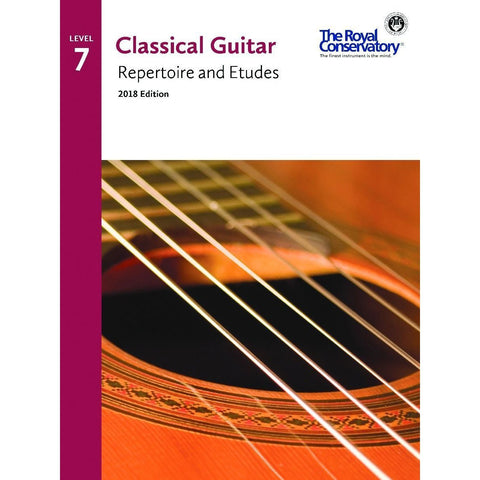The Royal Conservatory Classical Guitar Repertoire and Etudes Level 7 2018 Edition-Music World Academy