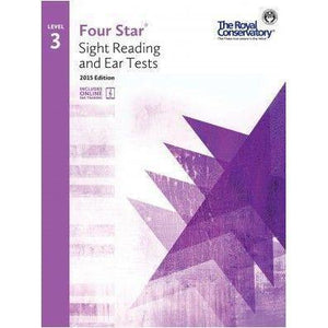 The Royal Conservatory Four Star Sight Reading and Ear Tests Level 3 2015 Edition-Music World Academy