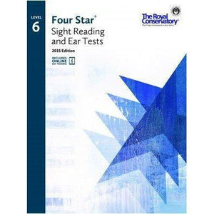 The Royal Conservatory Four Star Sight Reading and Ear Tests Level 6 2015 Edition-Music World Academy