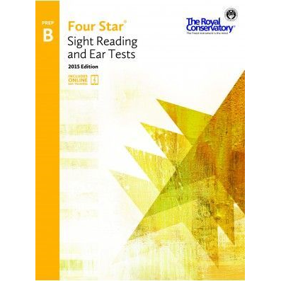 The Royal Conservatory Four Star Sight Reading and Ear Tests Preparatory B 2015 Edition-Music World Academy