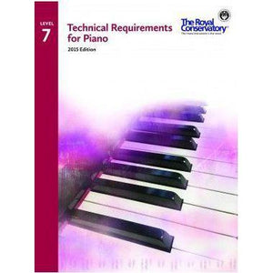 The Royal Conservatory Technical Requirements for Piano Book 7 2015 Edition-Music World Academy